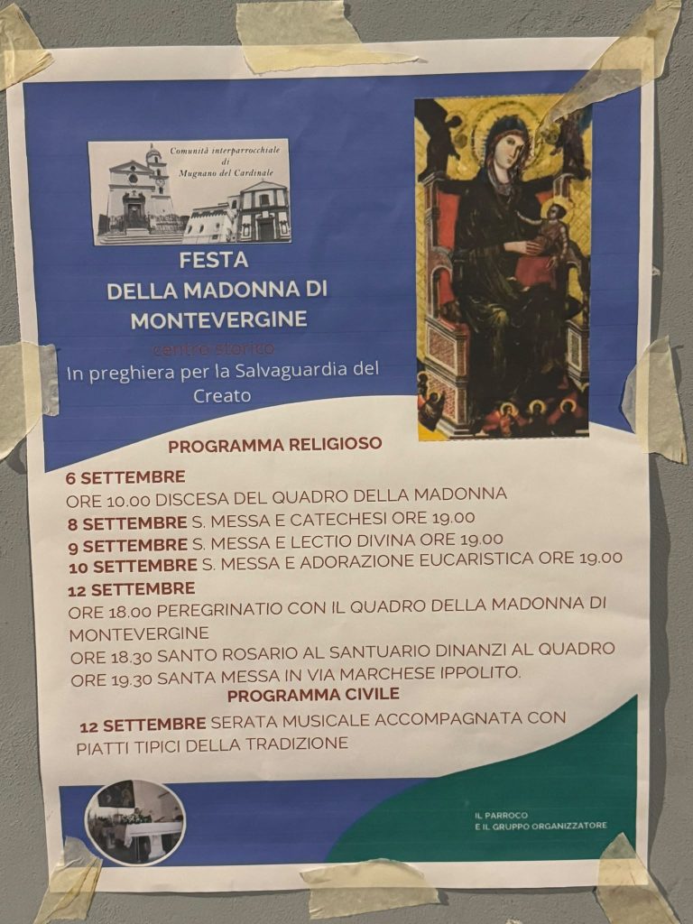 Mugnano del Cardinale, torna la festa della Madonna di Montevergine nel centro storico Mugnano del Cardinale, torna la festa della Madonna di Montevergine nel centro storico