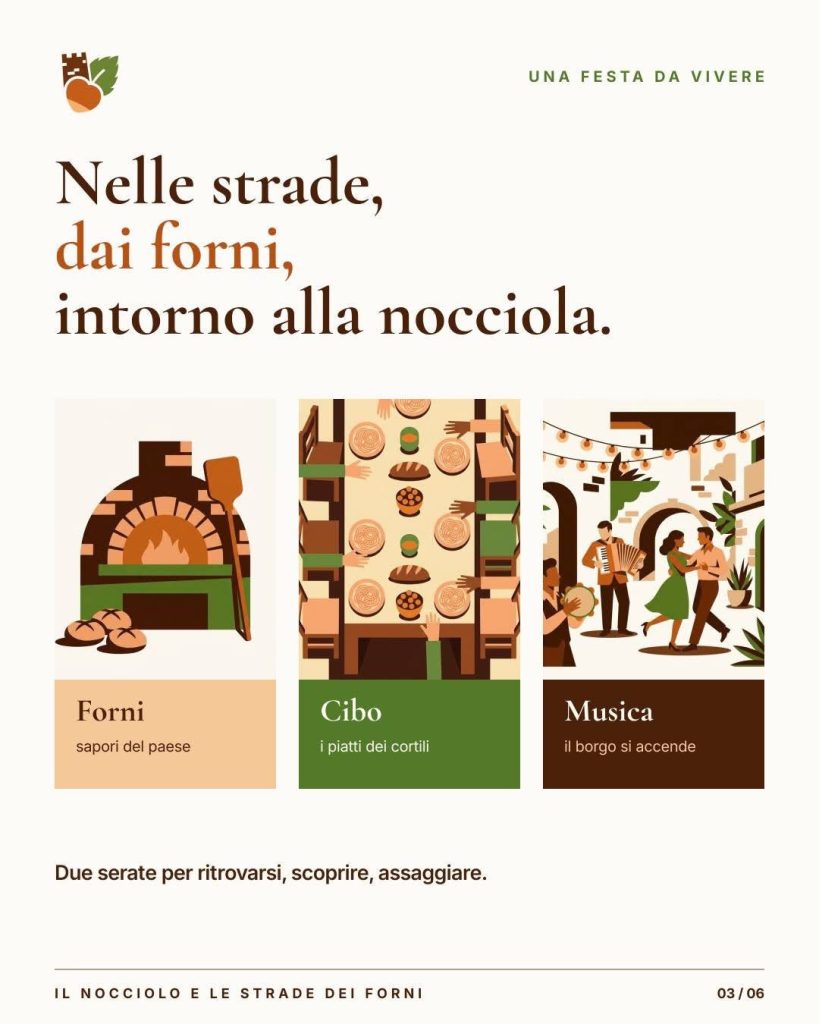 Marzano di Nola, “Il Nocciolo e le Strade dei Forni” compie vent’anni: per la prima volta la festa raddoppia Marzano di Nola, “Il Nocciolo e le Strade dei Forni” compie vent’anni: per la prima volta la festa raddoppia