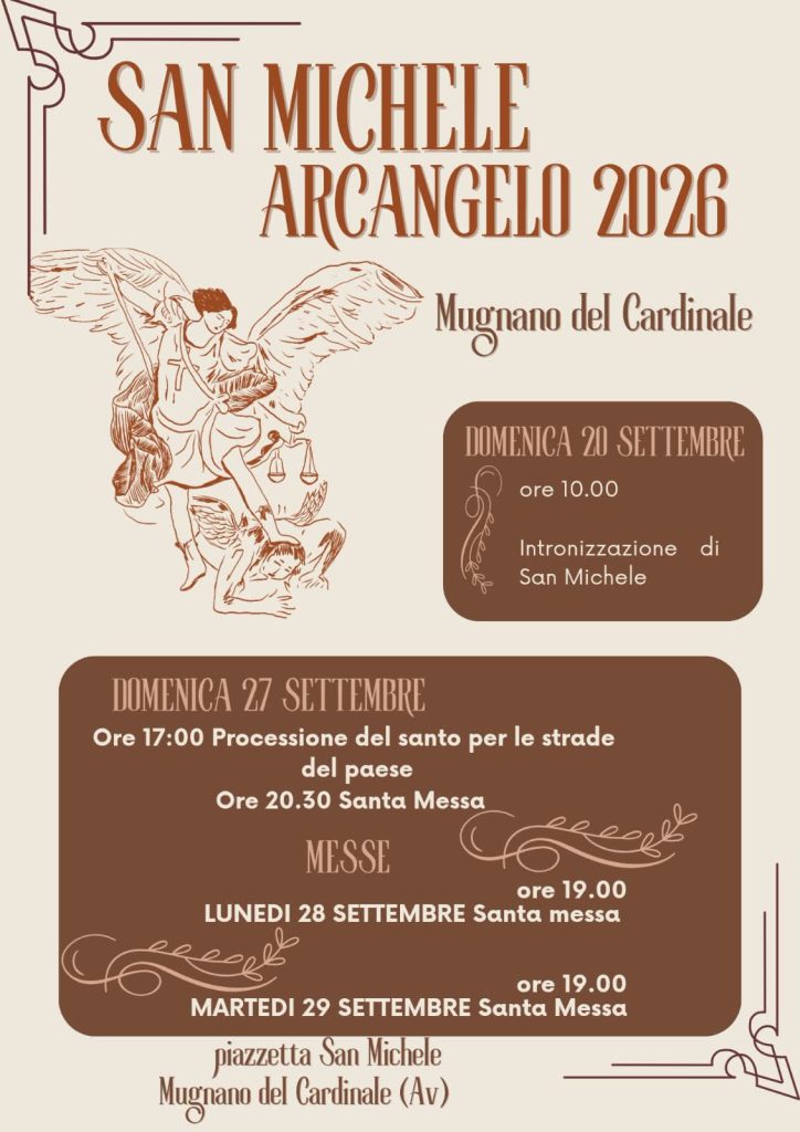 Mugnano del Cardinale celebra San Michele Arcangelo: fede, processione e musica per la festa del 29 settembre