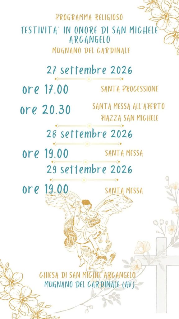 Mugnano del Cardinale, al via i preparativi per la festa di San Michele Arcangelo