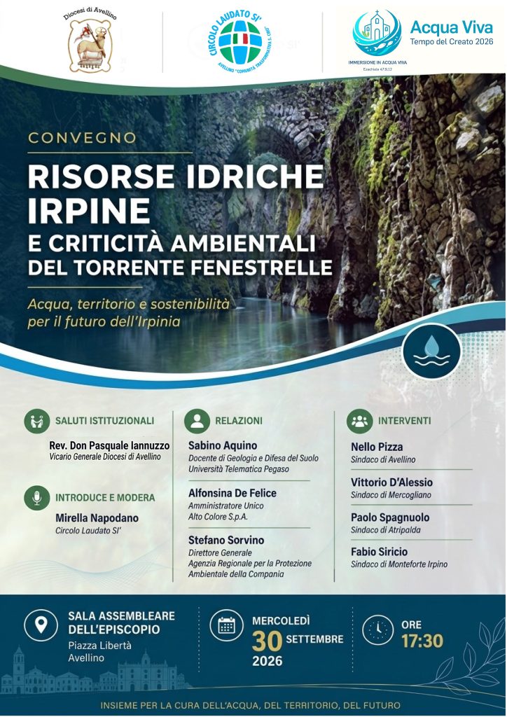Acqua in Irpinia, tra siccità e tutela dei fiumi: il Fenestrelle al centro del confronto