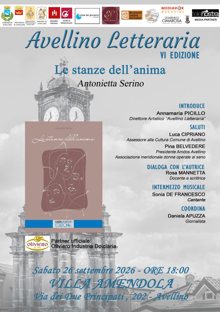 Storie di donne, memoria e silenzi. Avellino letteraria torna con Antonietta Serino Storie di donne, memoria e silenzi. Avellino letteraria torna con Antonietta Serino