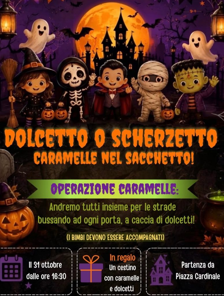 Halloween a Mugnano del Cardinale, il Forum dei Giovani organizza una caccia ai dolcetti per le strade del paese Halloween a Mugnano del Cardinale, il Forum dei Giovani organizza una caccia ai dolcetti per le strade del paese