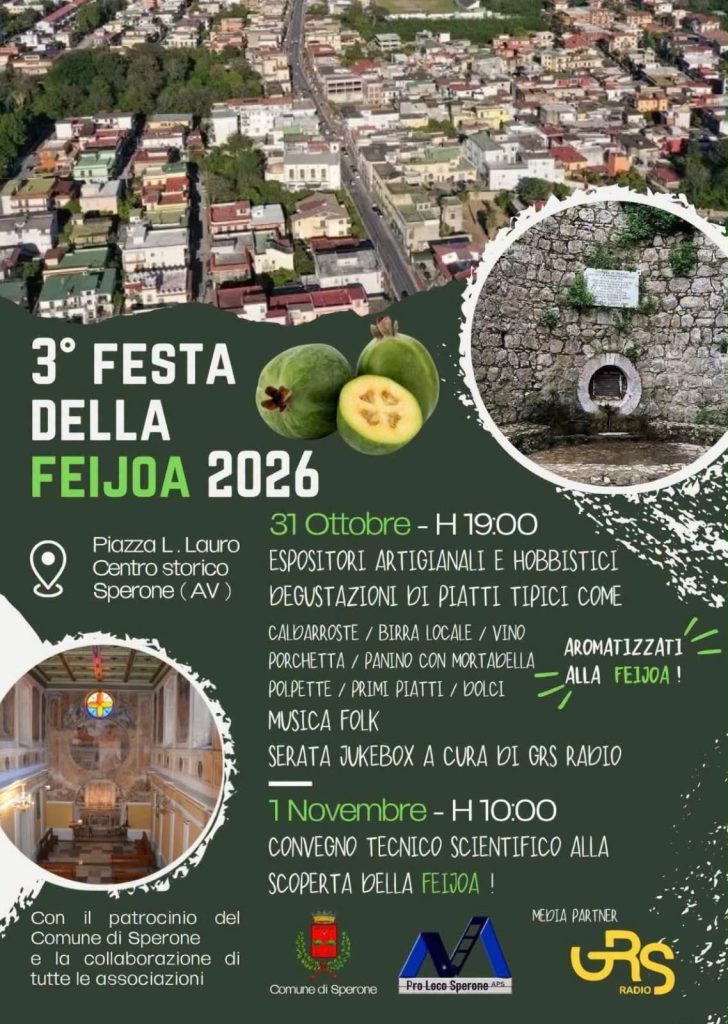 UN WEEKEND SPERONESE ALL’INSEGNA DELLA FEIJOA: IL PROGRAMMA DELLA FESTA TRA GUSTO, ARTE, MUSICA E RICERCA
