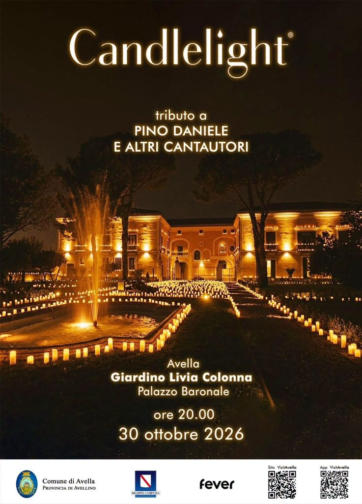 Avella, Candlelight al Giardino Livia Colonna: nuova data il 30 ottobre Avella, Candlelight al Giardino Livia Colonna: nuova data il 30 ottobre