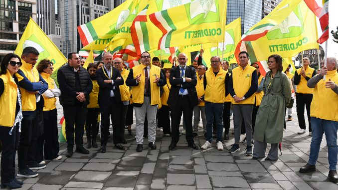 La delegazione di Coldiretti Campania