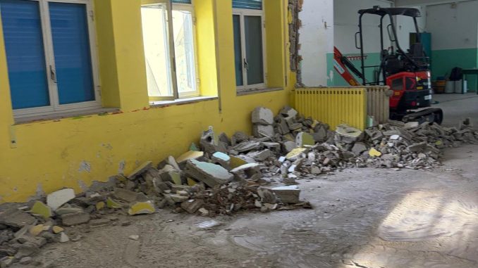 Lavori ex plesso Musci
