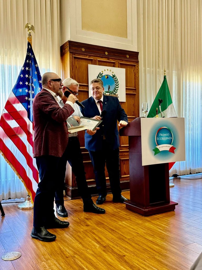 DallIrpinia a Washington: Giuseppe Tecce tra le Eccellenze Italiane premiate negli Stati Uniti
