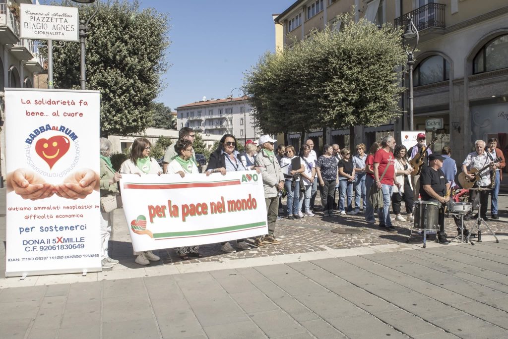 Avellino, domenica il flash mob per la pace: musica e solidarietà lungo Corso Vittorio Emanuele (FOTO)
