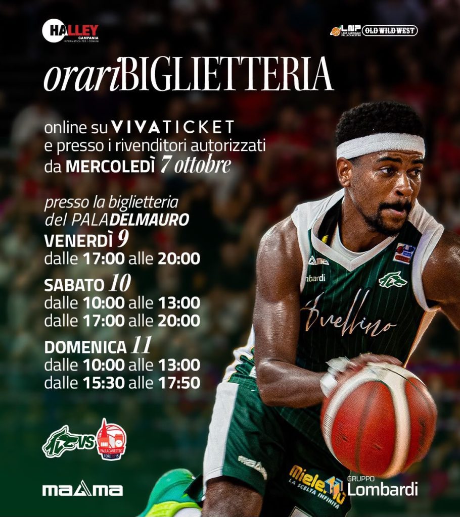 Avellino Basket, parte la prevendita per la sfida con Forlì: prezzi, orari e modalità d’acquisto