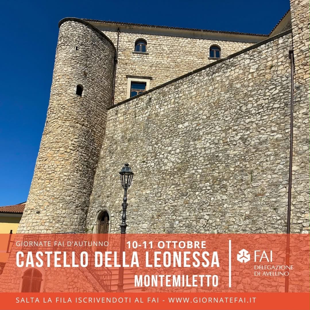 Giornate FAI d’Autunno 2026, l’Irpinia apre i suoi tesori: Montemiletto e Mercogliano protagoniste