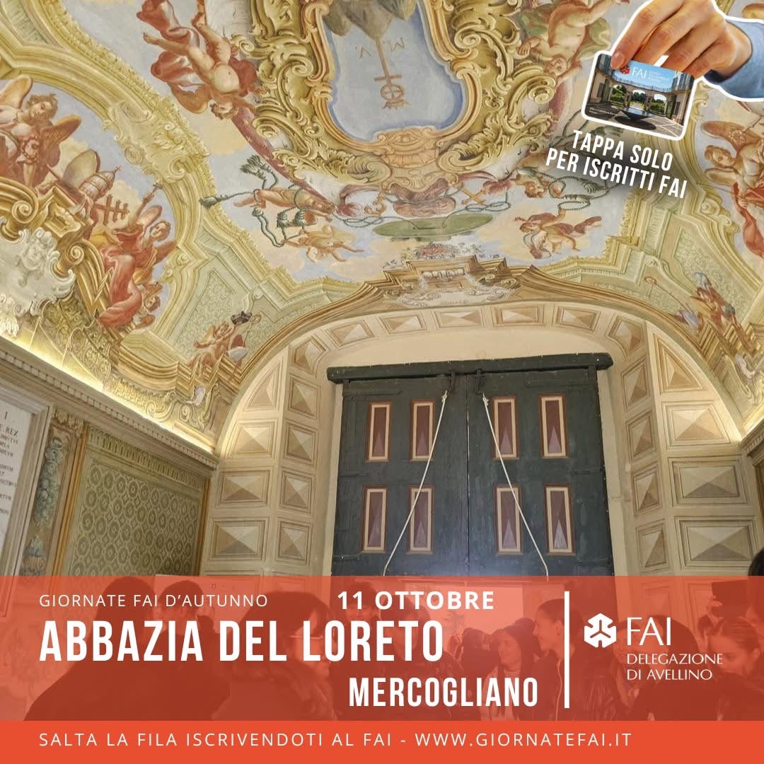 Giornate FAI d’Autunno 2026, l’Irpinia apre i suoi tesori: Montemiletto e Mercogliano protagoniste