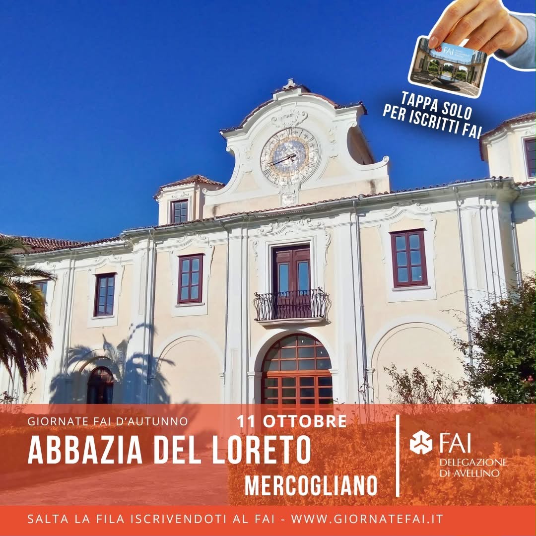 Giornate FAI d’Autunno 2026, l’Irpinia apre i suoi tesori: Montemiletto e Mercogliano protagoniste