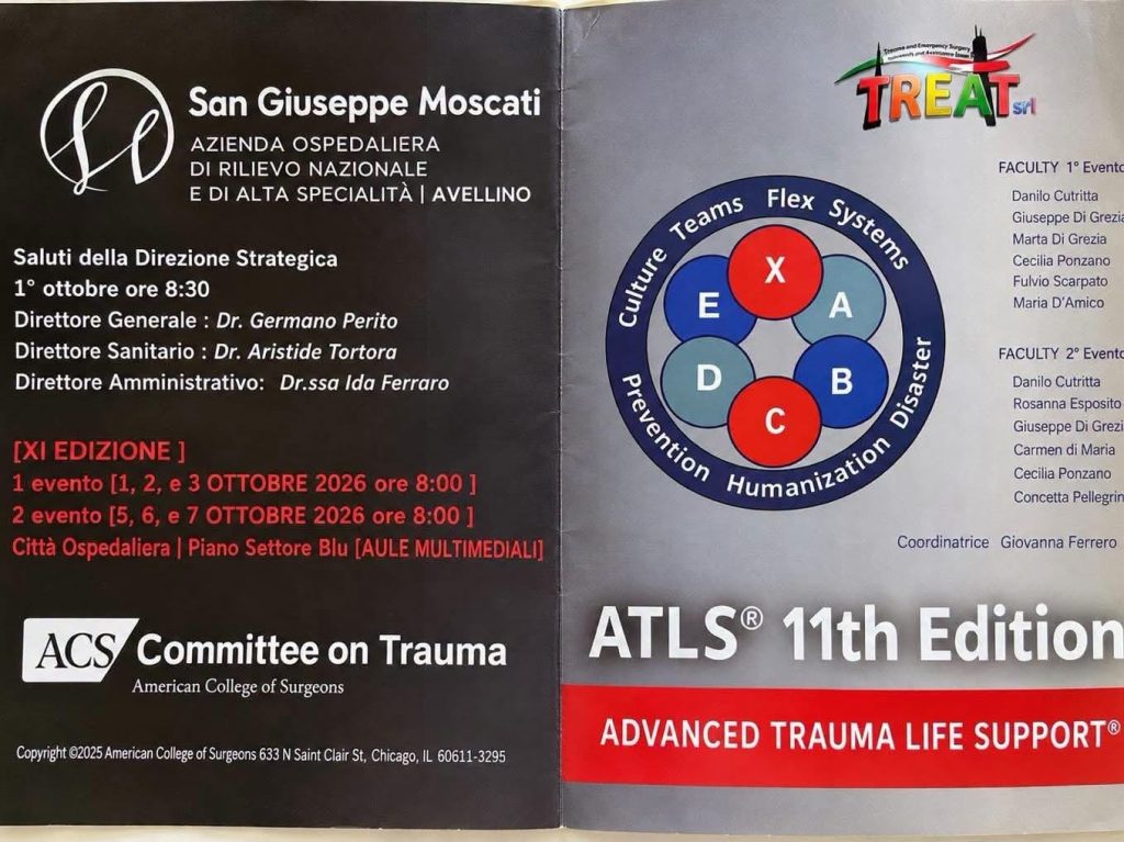 Avellino, quaranta medici “a scuola” per salvare vite: al Moscati concluso il corso sul trauma