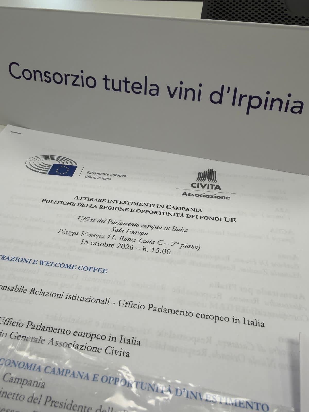 Viticoltura eroica e rilancio dei borghi irpini: a Roma la proposta di un progetto pilota per le denominazioni DOC e DOCG Viticoltura eroica e rilancio dei borghi irpini: a Roma la proposta di un progetto pilota per le denominazioni DOC e DOCG