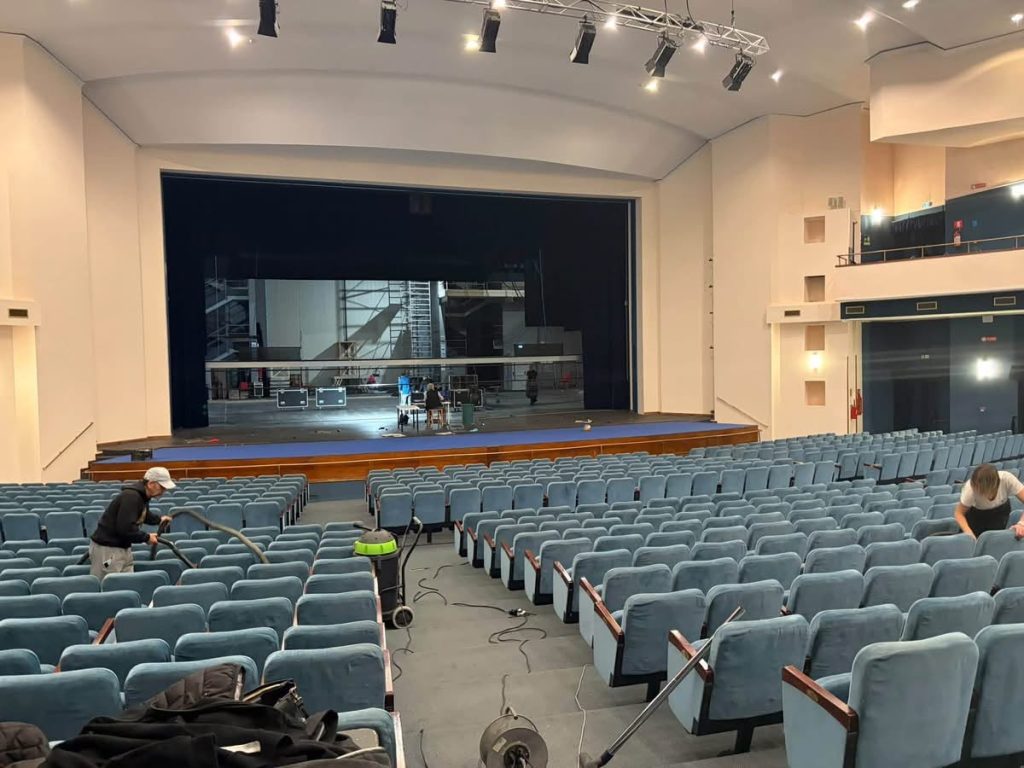 Avellino, Teatro Gesualdo: dopo il sopralluogo partono gli interventi di pulizia e ripristino