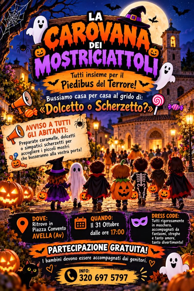 Avella, porte aperte alla “Carovana dei Mostriciattoli”: una festa in paese che non offende la fede! Avella, porte aperte alla “Carovana dei Mostriciattoli”: una festa in paese che non offende la fede!