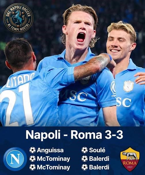 Napoli Roma 3 3, gli azzurri non mollano mai: spettacolo e carattere. Questa sera salta il consueto appuntamento video del dopo Napoli con Pietro Bianco per impegni del dottore. Napoli Roma 3 3, gli azzurri non mollano mai: spettacolo e carattere. Questa sera salta il consueto appuntamento video del dopo Napoli con Pietro Bianco per impegni del dottore.