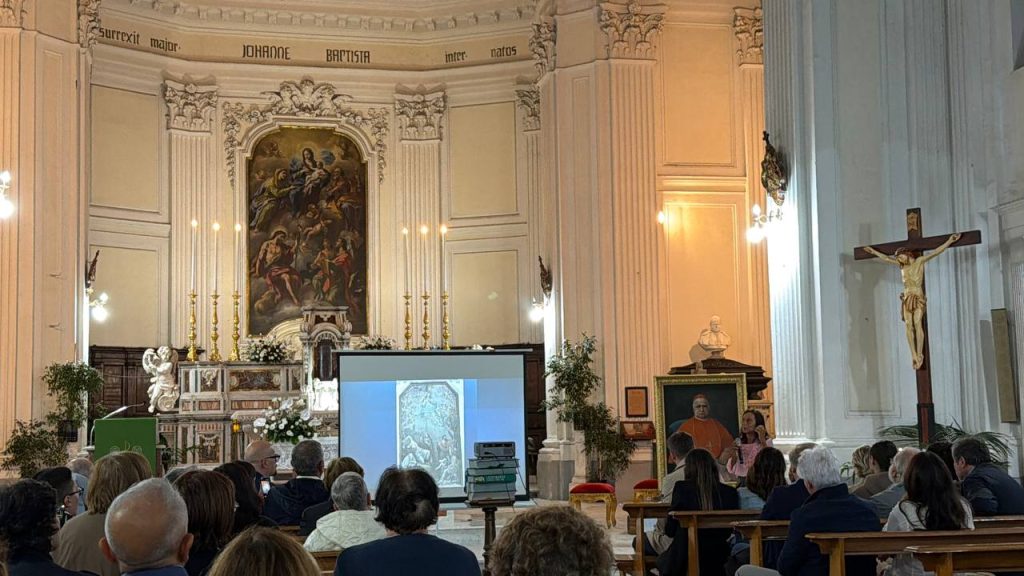 Avella, torna a splendere la “Vergine in gloria e Santi”: presentato il restauro della tela di Odoardo Fischetti del 1821